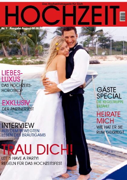 123 Hochzeitszeitung Das Deckblatt Der Zeitung Hochzeitszeitung